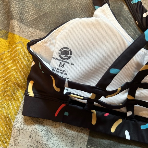 Feed Me Fight Me Sports Bra - Medium - New Without Tags - Picture 3 of 3